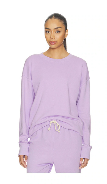  Perfectwhitetee Sudadera Tipo Pulóver De Felpa Francesa Tyler En Color Lavanda Talla L  (también En M, S, Xl, Xs). 