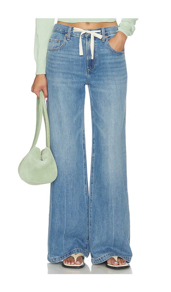  Pistola Jeans Con Cordón De Ajuste Jadyn En Color Azul Talla 23  (también En 24, 25, 26, 27, 28, 29, 30, 31, 32). 