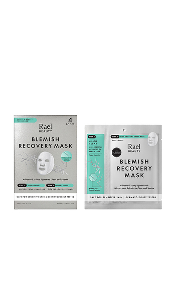  Rael Máscara De La Hoja Microcrystal Blemish Recovery Mask 4 Count Talla All . 