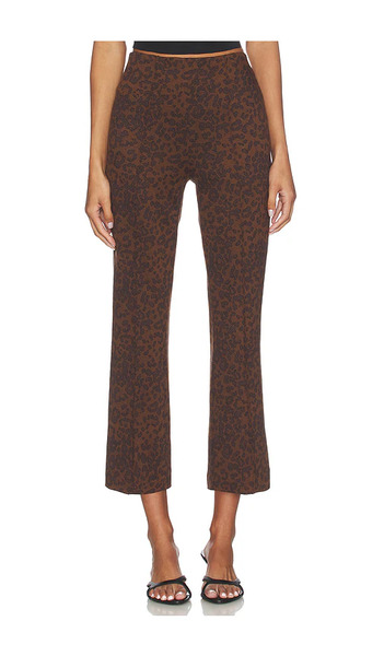  Rag & Bone Pantalón Acampanado De Jacquard De Punto Irina En Color Marrón Talla M  (también En S, Xs). 