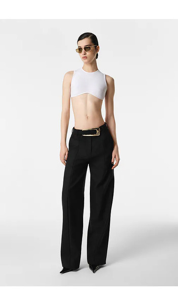  Revolve Los Angeles Pantalón Con Trabillas Heidi En Color Negro Talla L  (también En M, S, Xl, Xs, Xxs). 