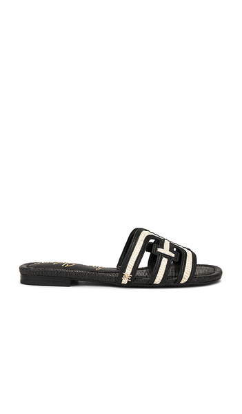  Sam Edelman Sandalia Bay Multi En Color Negro Talla 6  (también En 5.5, 6.5, 7, 7.5, 8, 8.5, 9, 9.5). 