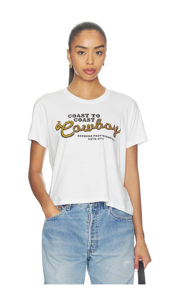  Sendero Provisions Co. Camiseta Coast To Coast En Color Blanco Talla L  (también En M, S, Xl/1x, Xs). 