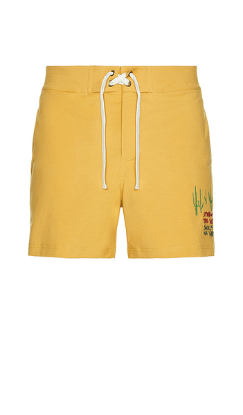  Sendero Provisions Co. Shorts Playeros Marejada En Color Amarillo Mostaza Talla 33  (también En 34). 