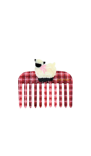  Solar Eclipse Peine De Bolsillo De Oveja Pintado A Mano Hand-painted Sheep Pocket Comb En Color Beauty: Multi Talla All . 