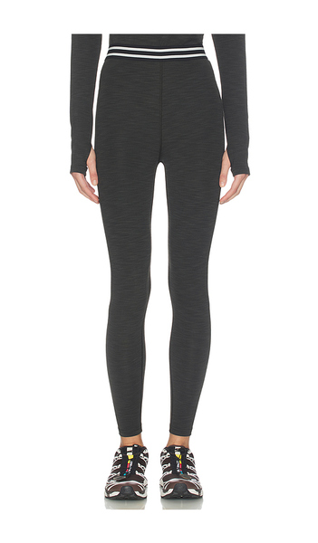  Splits59 Legging 7/8 De Canalé Activo De Cintura Alta Bailey En Color Negro Talla L  (también En M, S, Xl, Xs). 