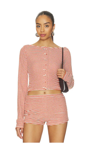  Stone Cold Fox X Revolve Isabel Terry Cardigan En Color Naranja Talla L  (también En M, S, Xl, Xs, Xxs). 