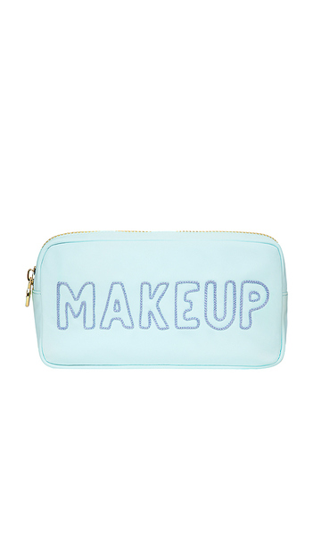  Stoney Clover Lane Estuche Pequeño Makeup En Block Print Sky Nylon Small Pouch En Color Azul Talla All . 