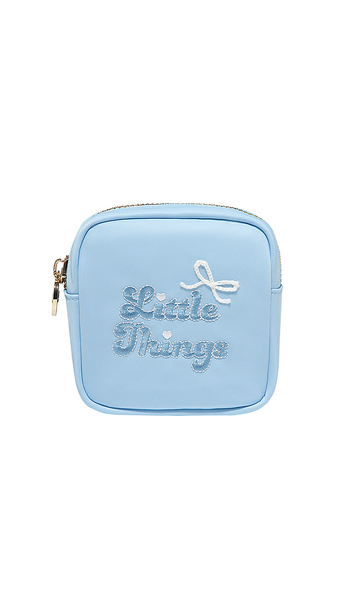  Stoney Clover Lane Minibolso Bordado Little Things Little Things Embroidered Mini Pouch En Color Bebe Azul Talla All . 