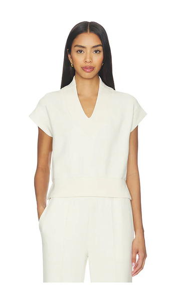  Varley Camiseta Sin Mangas Con Cuello En V Gracee En Color Crema Talla L  (también En M, S, Xl, Xs). 