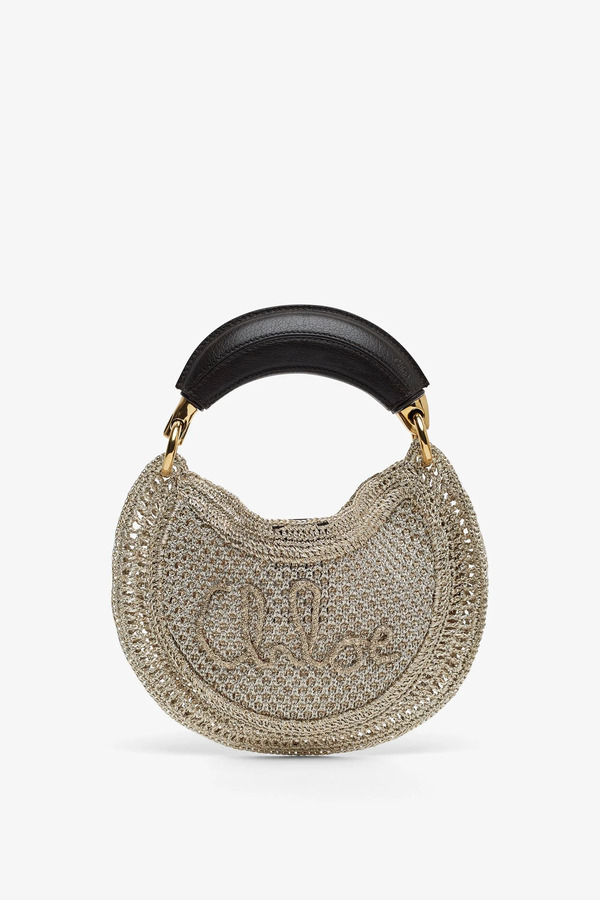  Chloé Summer Banana Mini Silver Bag 