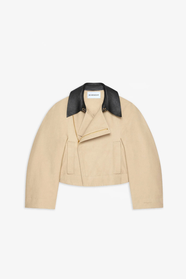  Givenchy Short Beige Zipped Jacket 