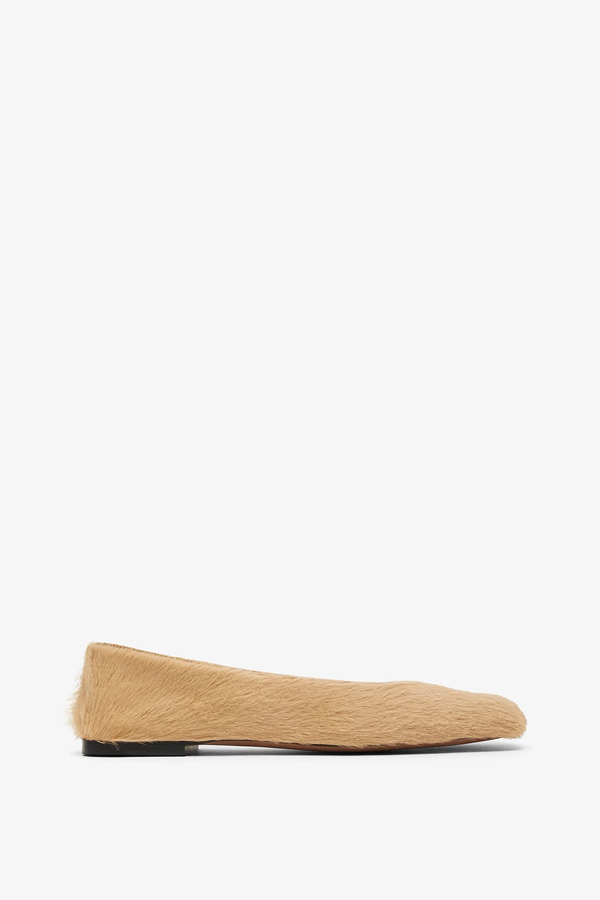  The Row Square Beige Ballet Flats 