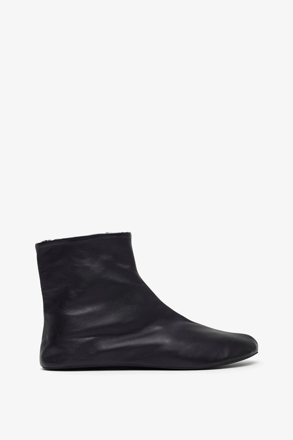  The Row Stella Black Leather Boots 