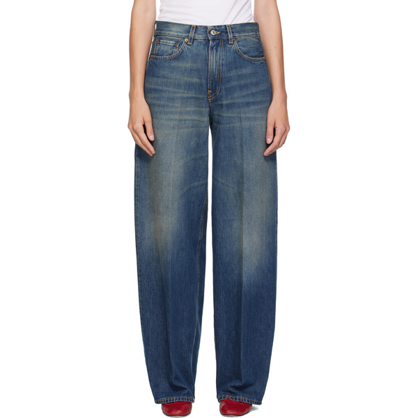  6397 Blue Loose Roomy Jeans 