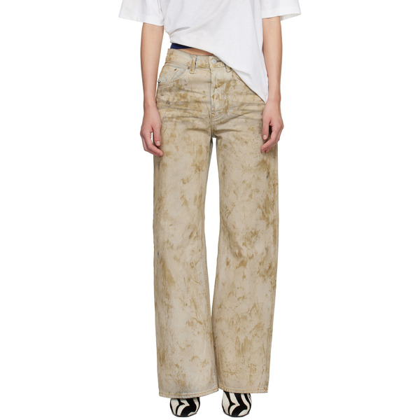  Acne Studios Beige 2021f Regular Fit Jeans 
