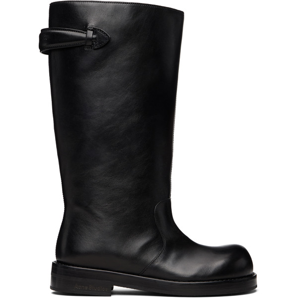  Acne Studios Black Leather Boots 