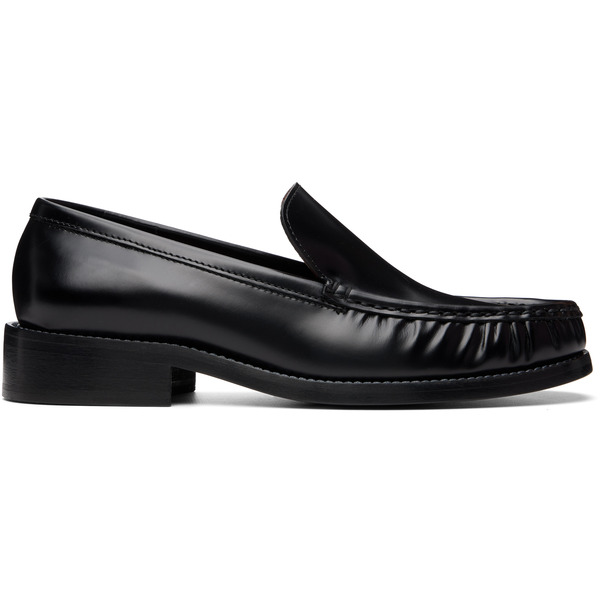  Acne Studios Black Leather Loafers 