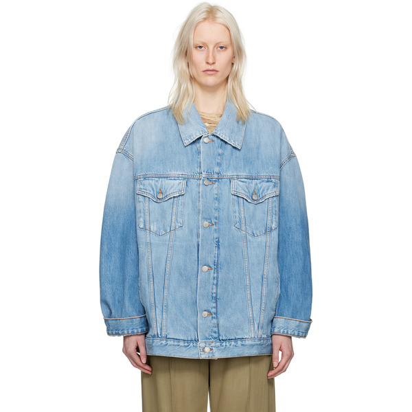  Acne Studios Blue Oversized Denim Jacket 