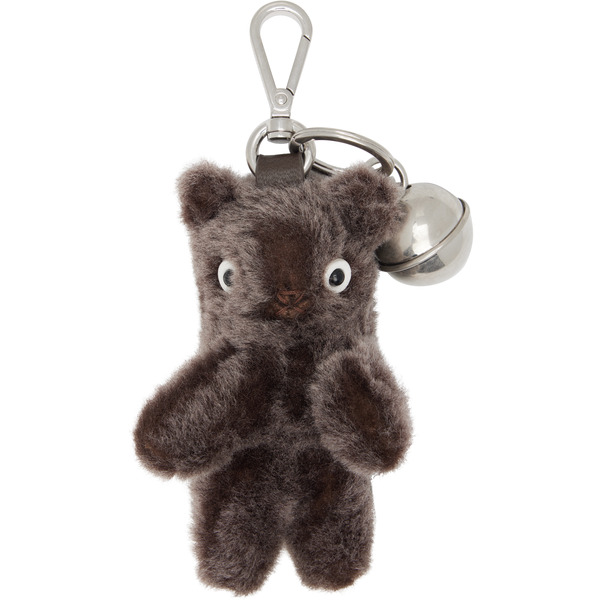  Acne Studios Brown Teddy Bear Keychain 