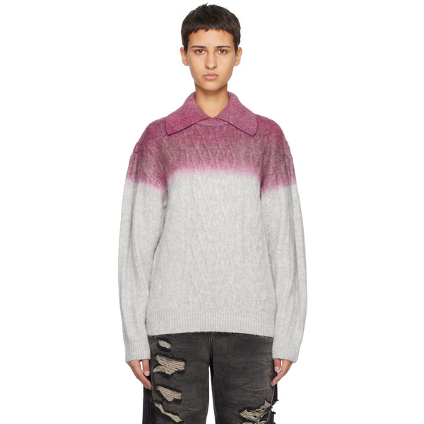  Ader Error Gray Rowy Sweater 