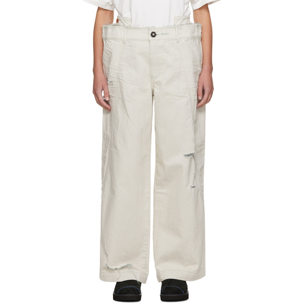 Ader Error White Azio Jeans 