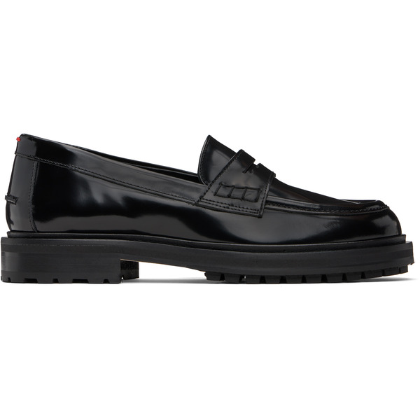  Aeyde Black Leon Loafers 