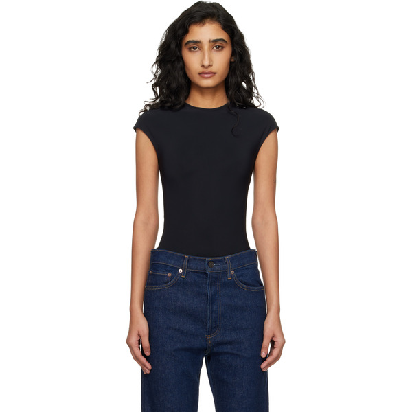  Agolde Black Agata Bodysuit 