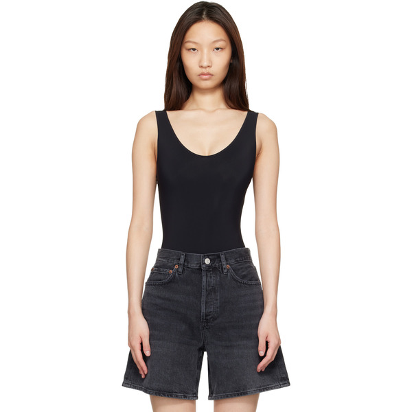  Agolde Black Tora Bodysuit 
