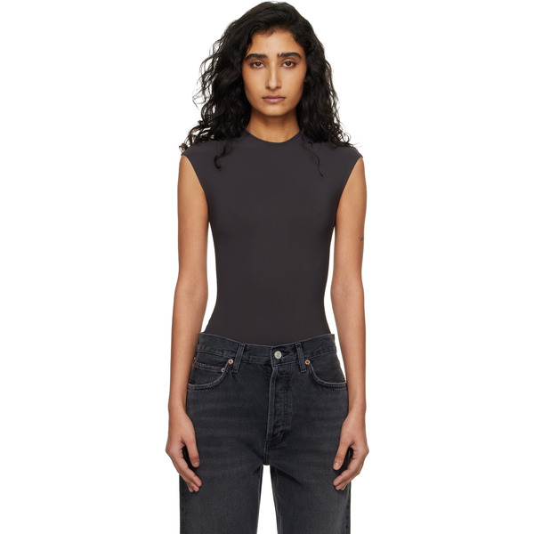  Agolde Brown Agata Bodysuit 
