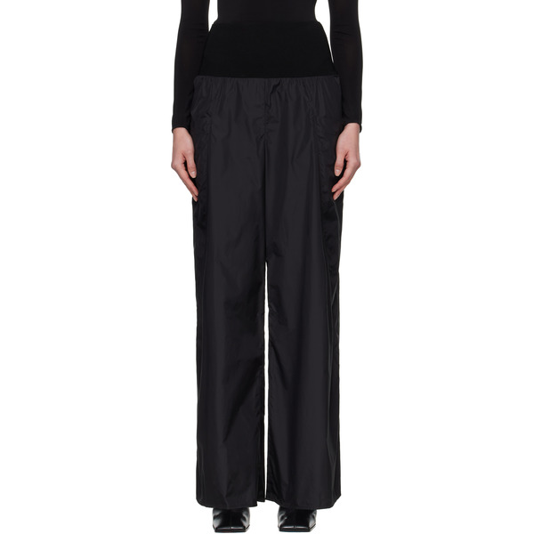  Alaïa Black Nylon Track Pants 
