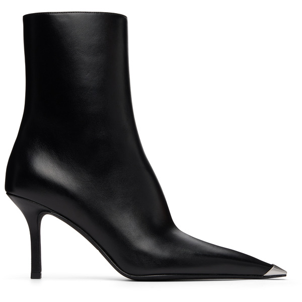  Alexander Wang Black Ferrara Zip Leather Boots 