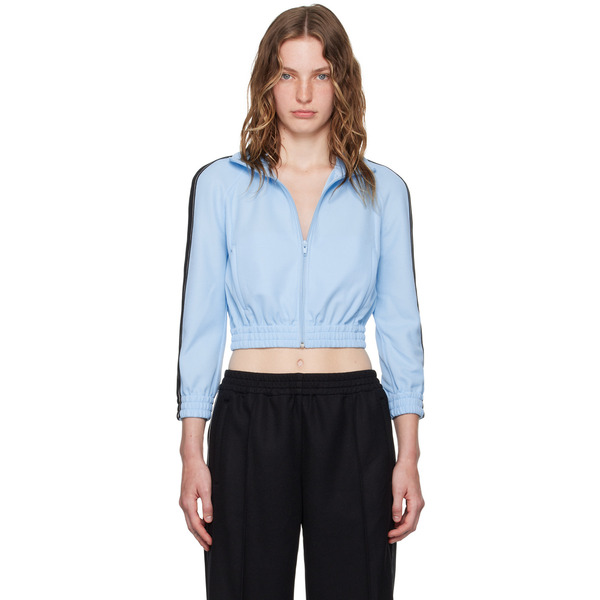  Alexanderwang.t Blue Logo Tape Track Jacket 