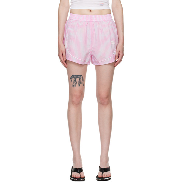  Alexanderwang.t Pink Track Shorts 