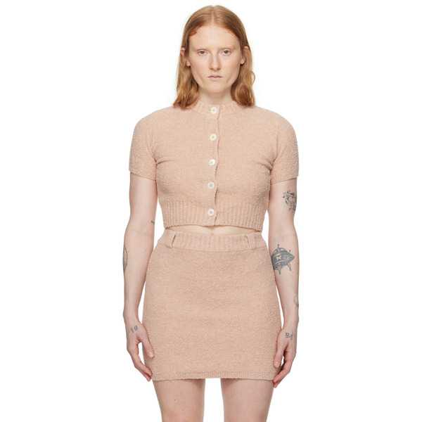  Ambush Pink Cropped Cardigan 