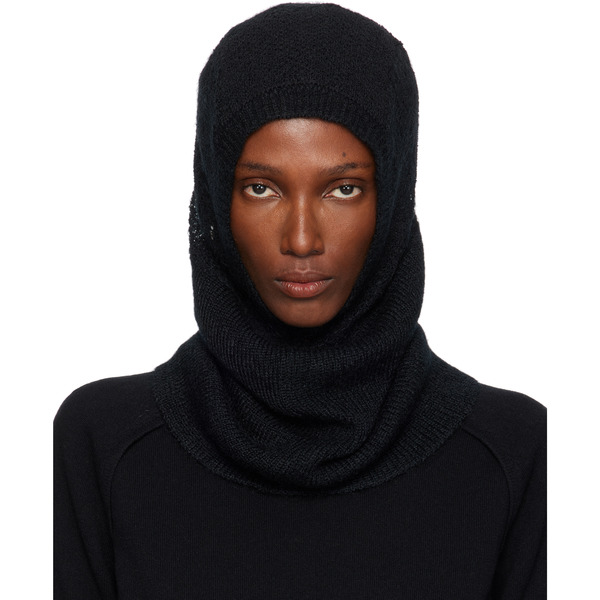  Ann Demeulemeester Black Vali Balaclava 