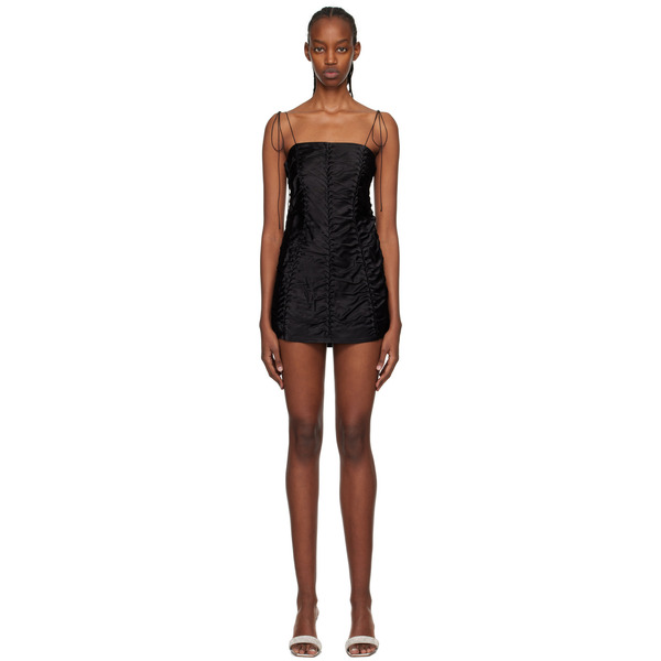  Anna October Black Angie Minidress 