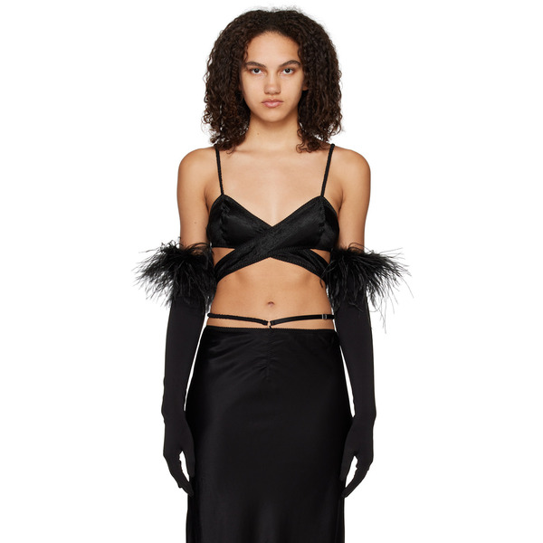  Anna October Black élin Bralette 