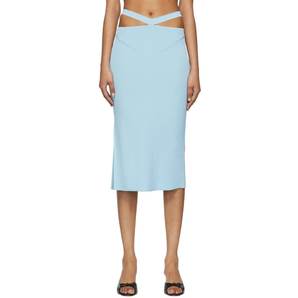 Anna October Blue Alizee Midi Skirt 