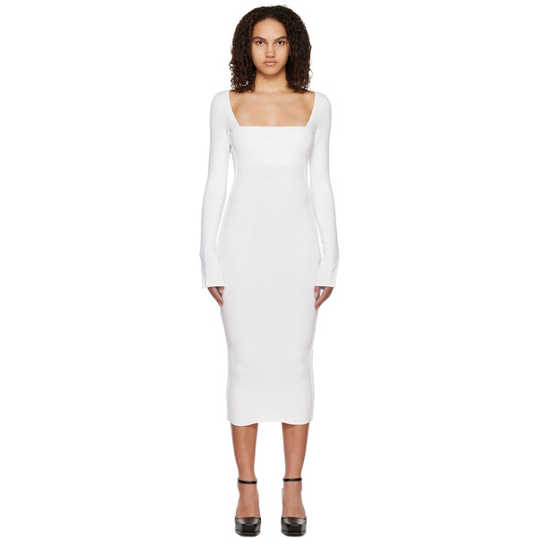  Anna October Off-white Collette Midi Dress 