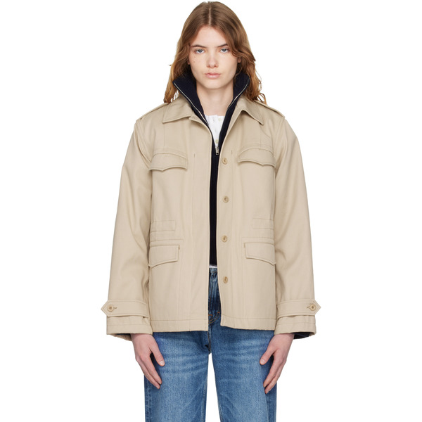  A.p.c. Beige Belted Jacket 
