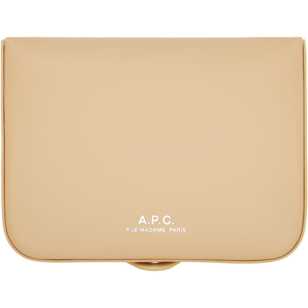  A.p.c. Beige Josh Card Holder 