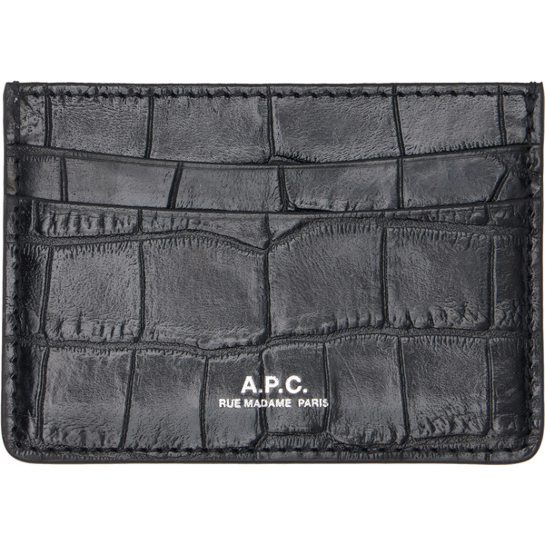  A.p.c. Black André Card Holder 