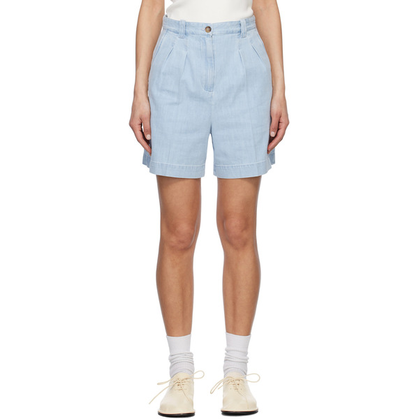  A.p.c. Blue Nola Denim Shorts 