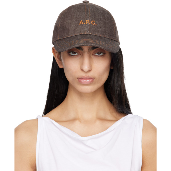  A.p.c. Brown Charlie Baseball Cap 