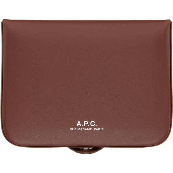  A.p.c. Brown Josh Bifold Wallet 