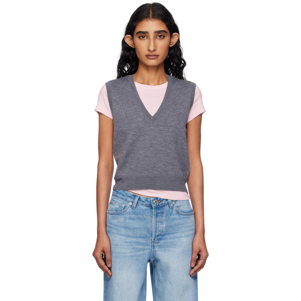  A.p.c. Gray Lise Vest 
