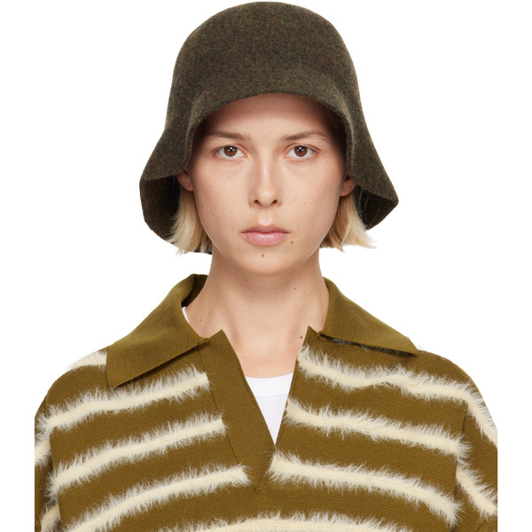  A.p.c. Khaki Cloche Bucket Hat 