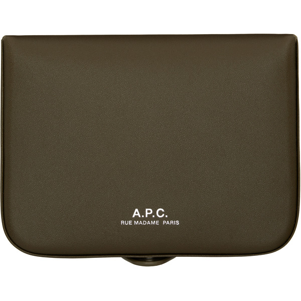  A.p.c. Khaki Josh Wallet 