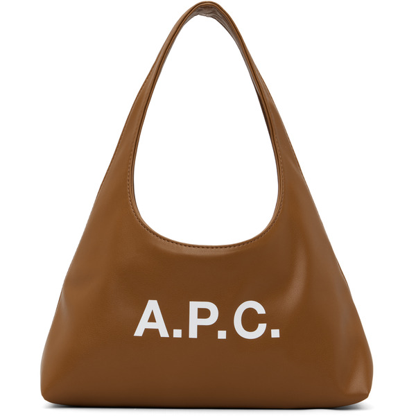  A.p.c. Tan Baby Ninon Shoulder Bag 